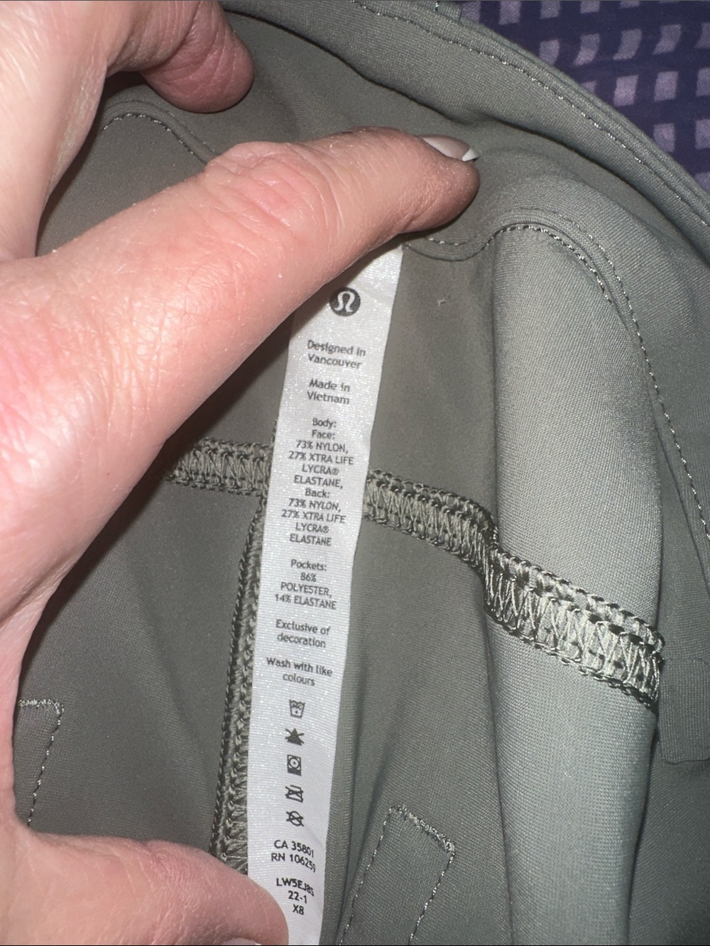 lululemon athletica Olive Utility Pocket Pants - Picture 10 of 10